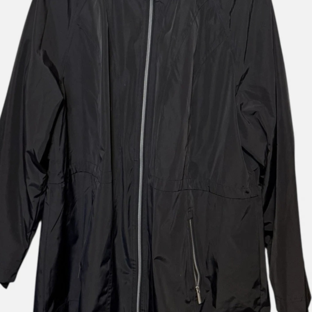 Calvin Klein Performance Charcoal Rain Jacket